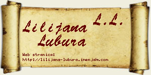 Lilijana Lubura vizit kartica